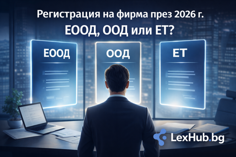 ЕООД, ООД или ЕТ – коя фирма е по-подходяща през 2026 г.?